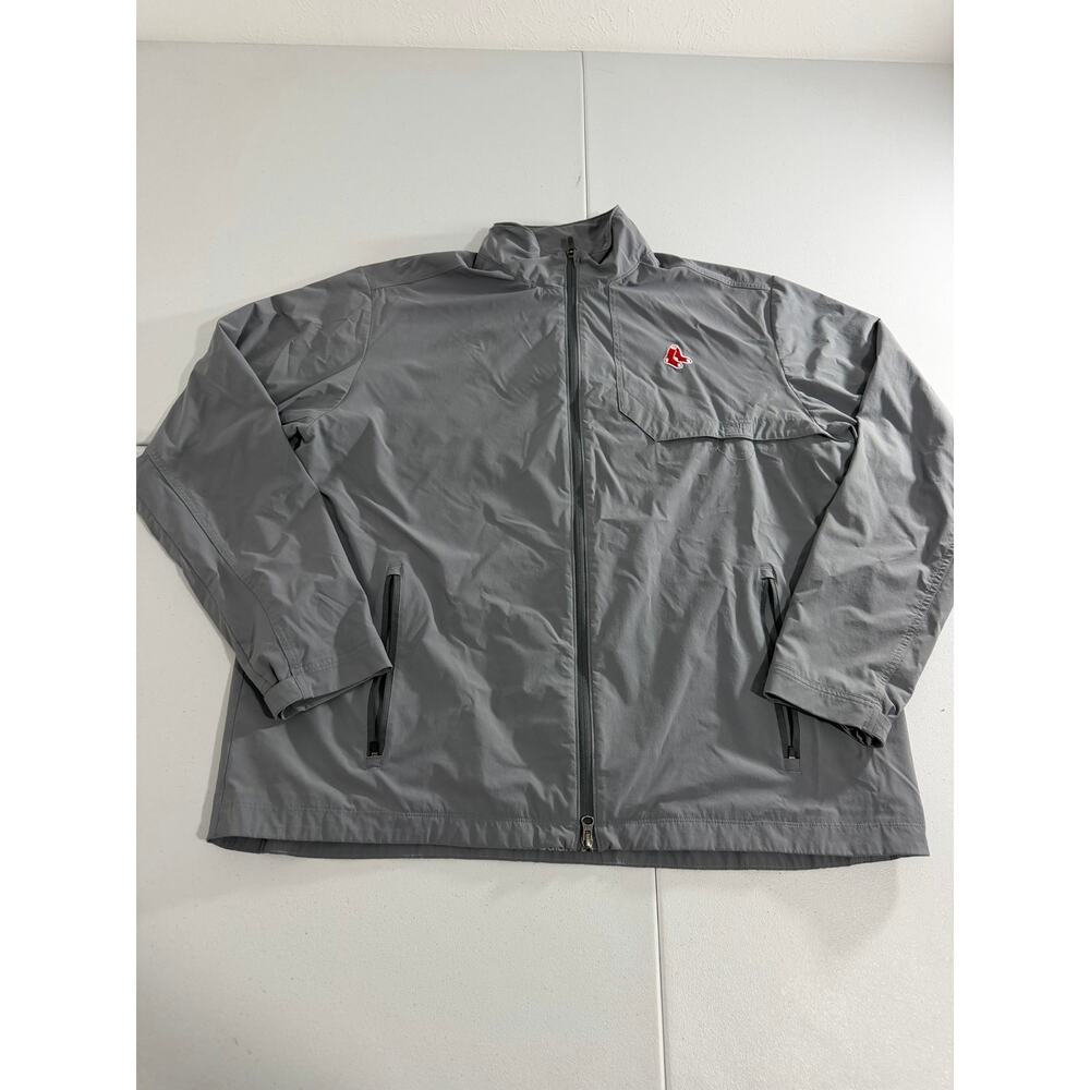 New Balance Boston Red Sox Men's 2XL Full Zip Windbreaker Jacket MLB Gray